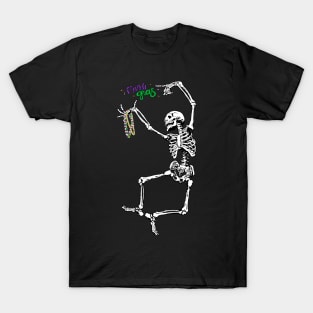 Mardi Gras Skeleton T-Shirt